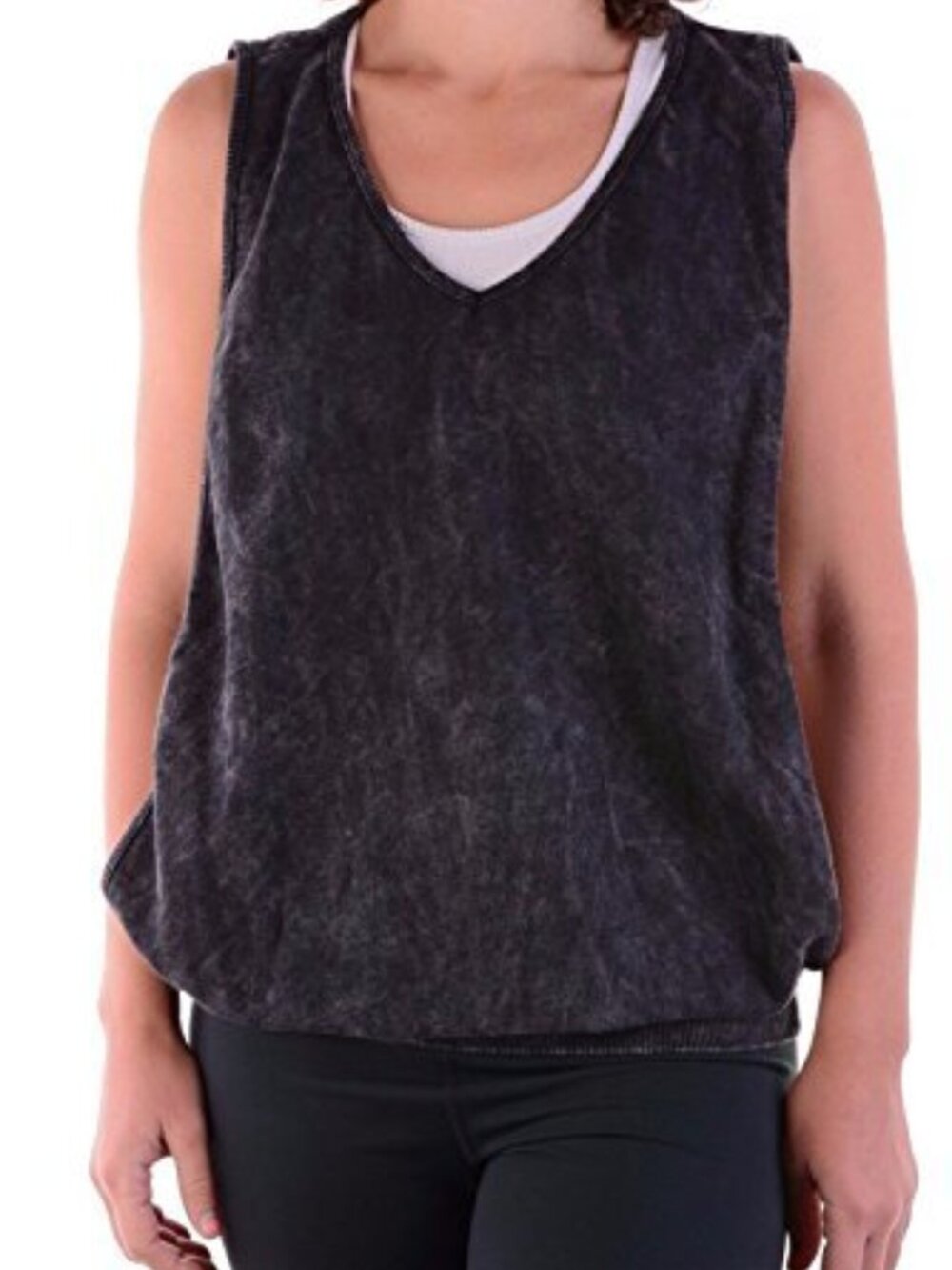 Miken Womens Activewear Flow Garment Wash Sweatshirt